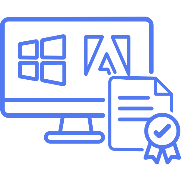 Icono de licencias oficiales de sofware