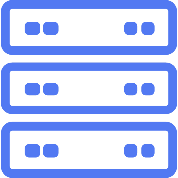 Icono de Servidores rango medio a enterprise